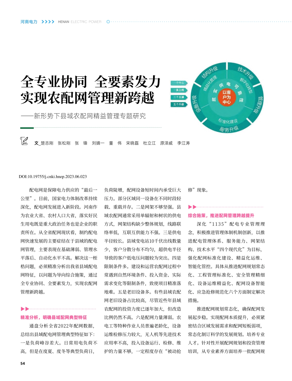 全专业协同__全要素发力_...县域农配网精益管理专题研究_楚志刚_.pdf_第1页