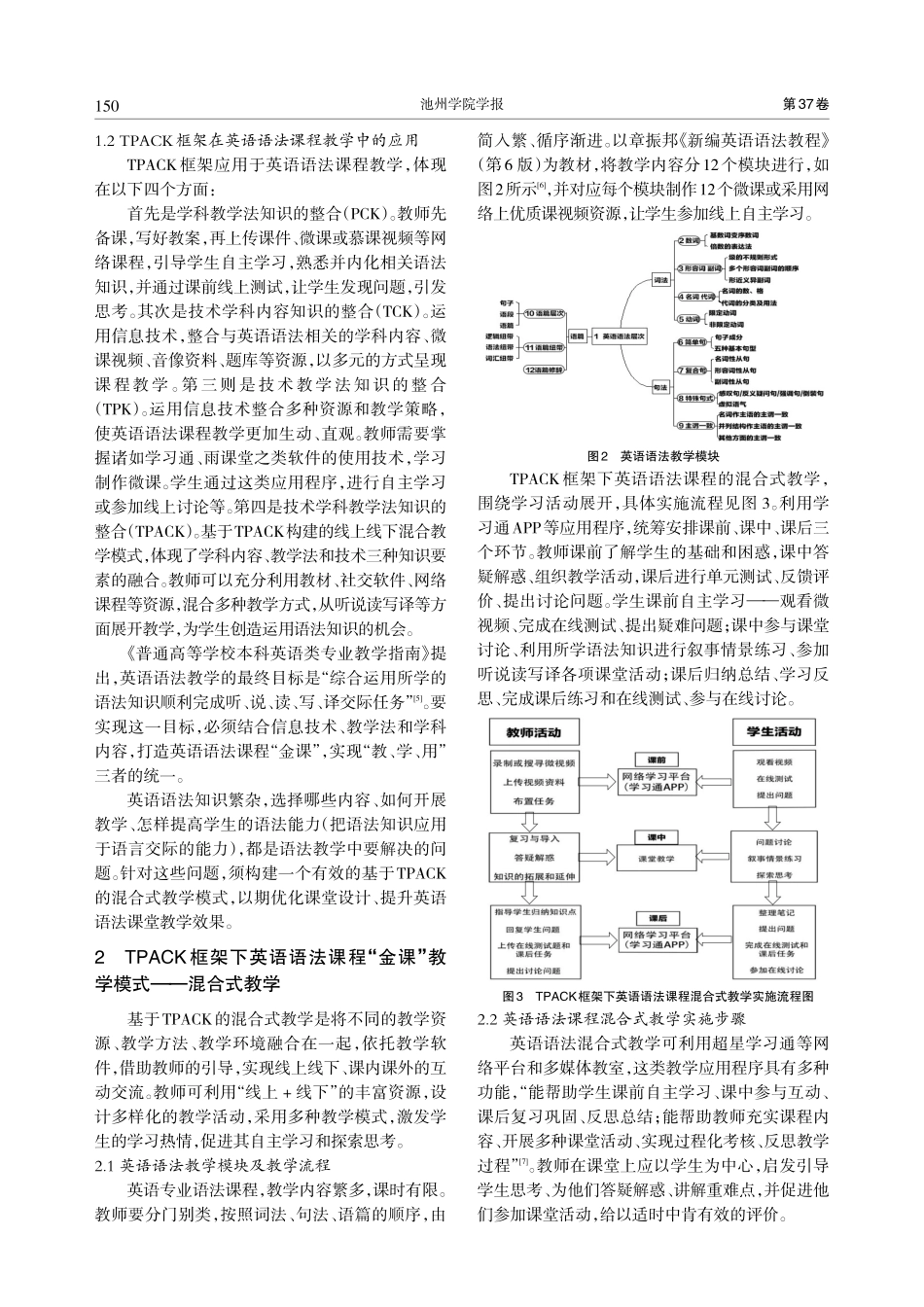 TPACK 框架下英语语法课程“金课”教学模式研究.pdf_第2页