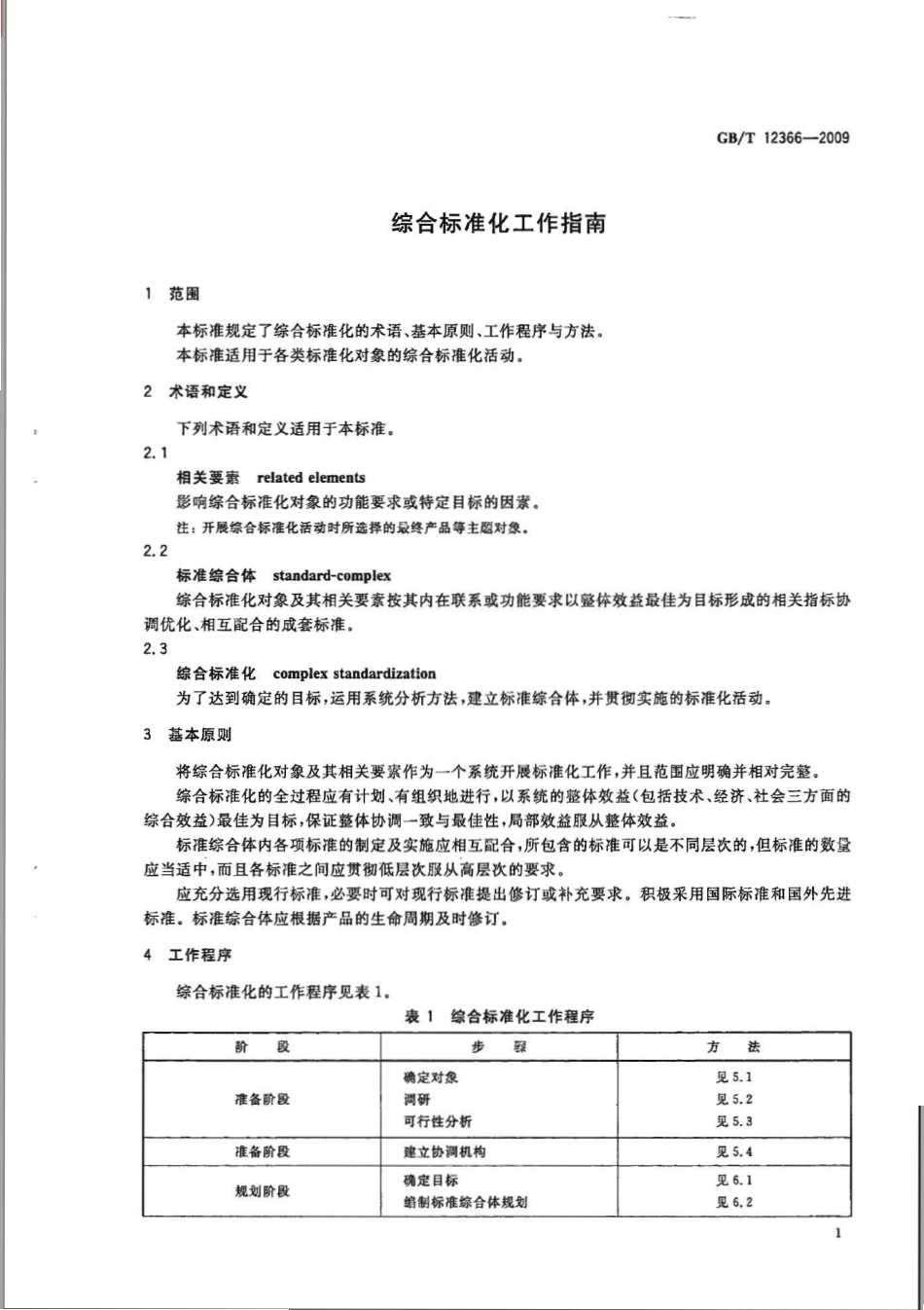 GBT 12366-2009 综合标准化工作指南.pdf_第3页