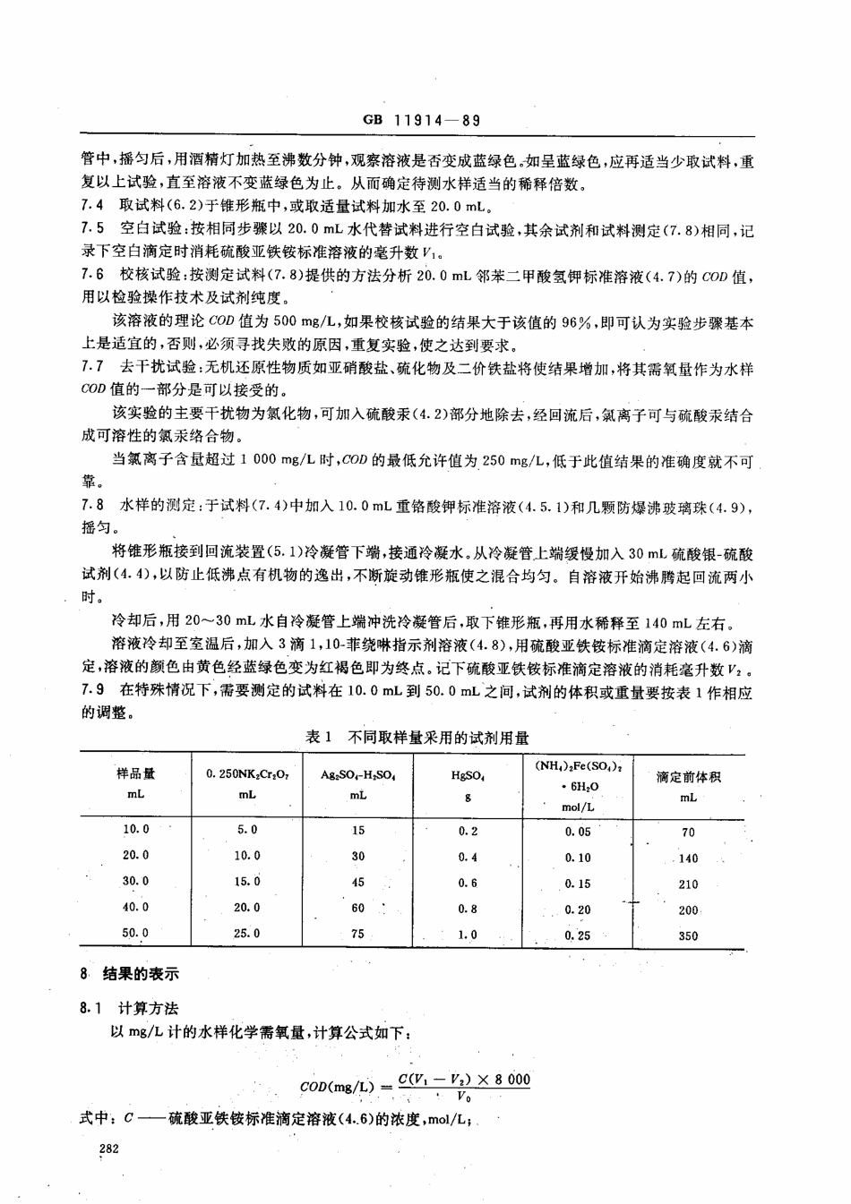 GBT 11914-1989 水质化学需氧量的测定 重铬酸盐法.pdf_第3页