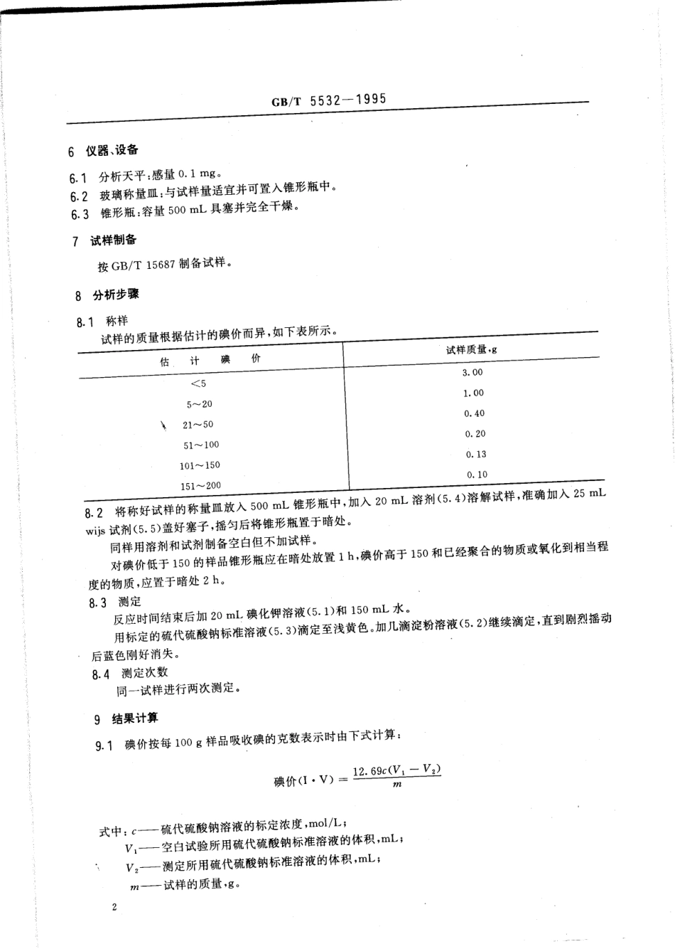 GBT 5532-1995 植物油碘价测定.pdf_第3页