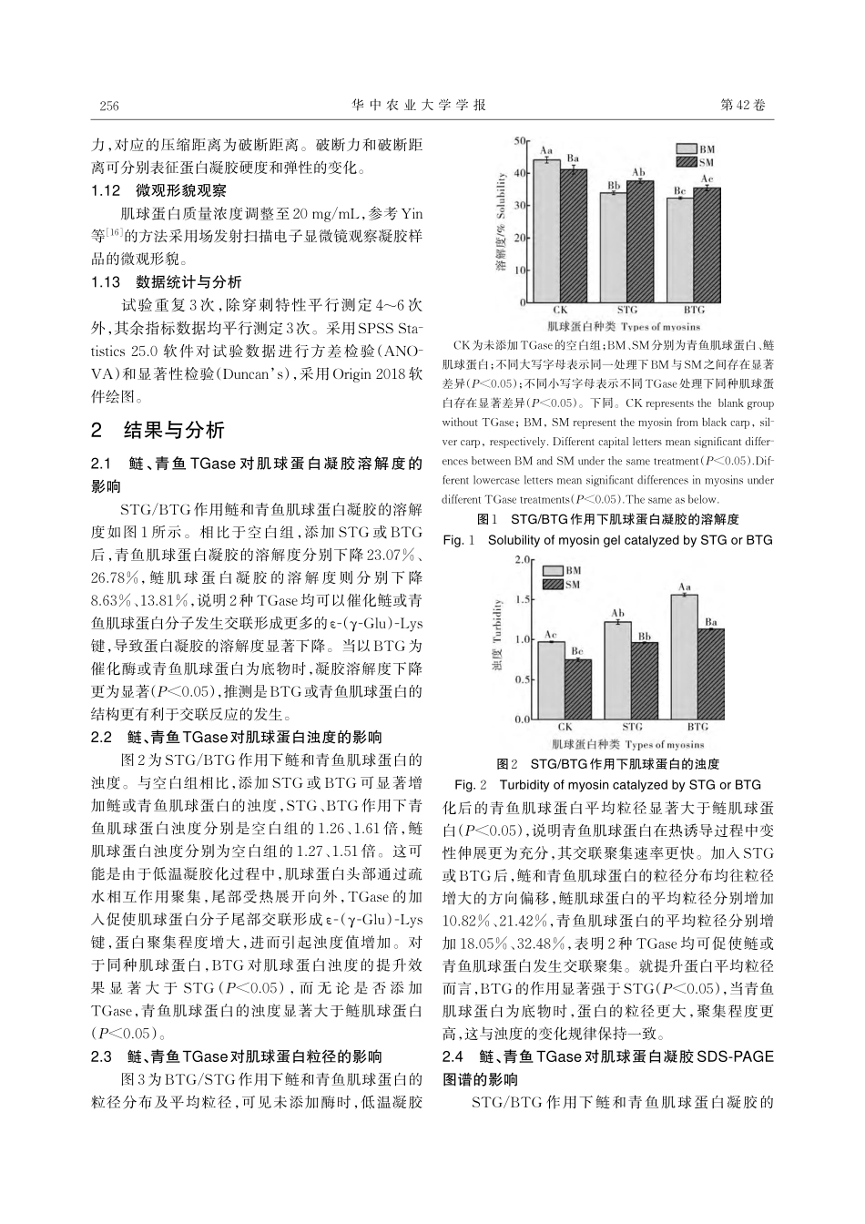 鲢和青鱼转谷氨酰胺酶诱导下肌球蛋白凝胶特性的研究_易林.pdf_第3页