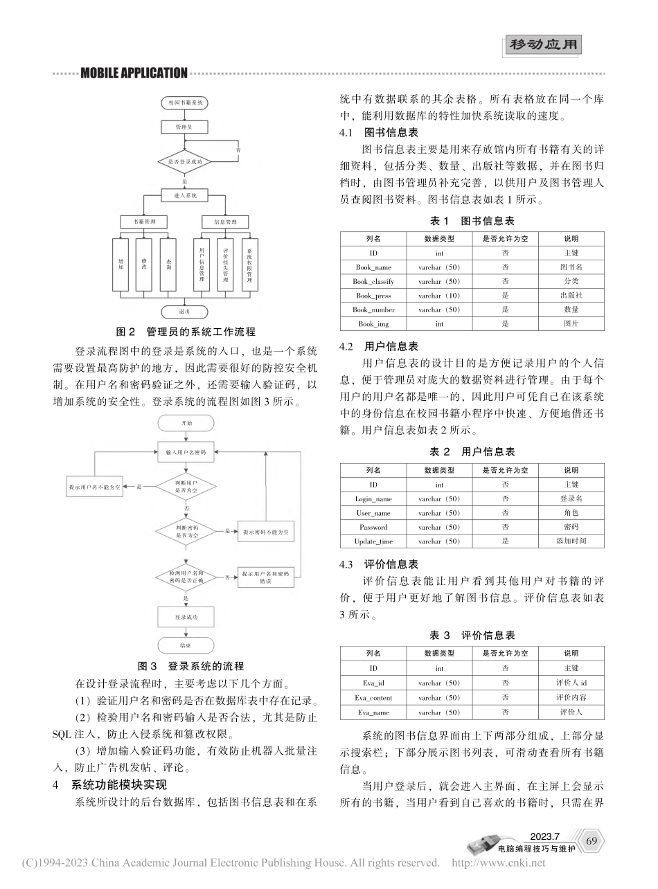 基于微信小程序的校园书籍系统开发与制作_代毛莉.pdf_第2页