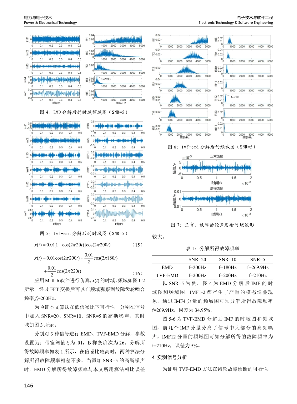 TVF-EMD在齿轮故障声发射检测的应用.pdf_第3页