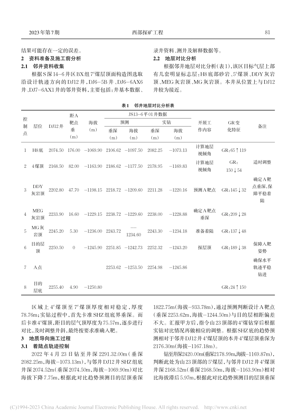 地质录井技术在陕晋煤层气钻井施工中的应用_刘麒.pdf_第2页