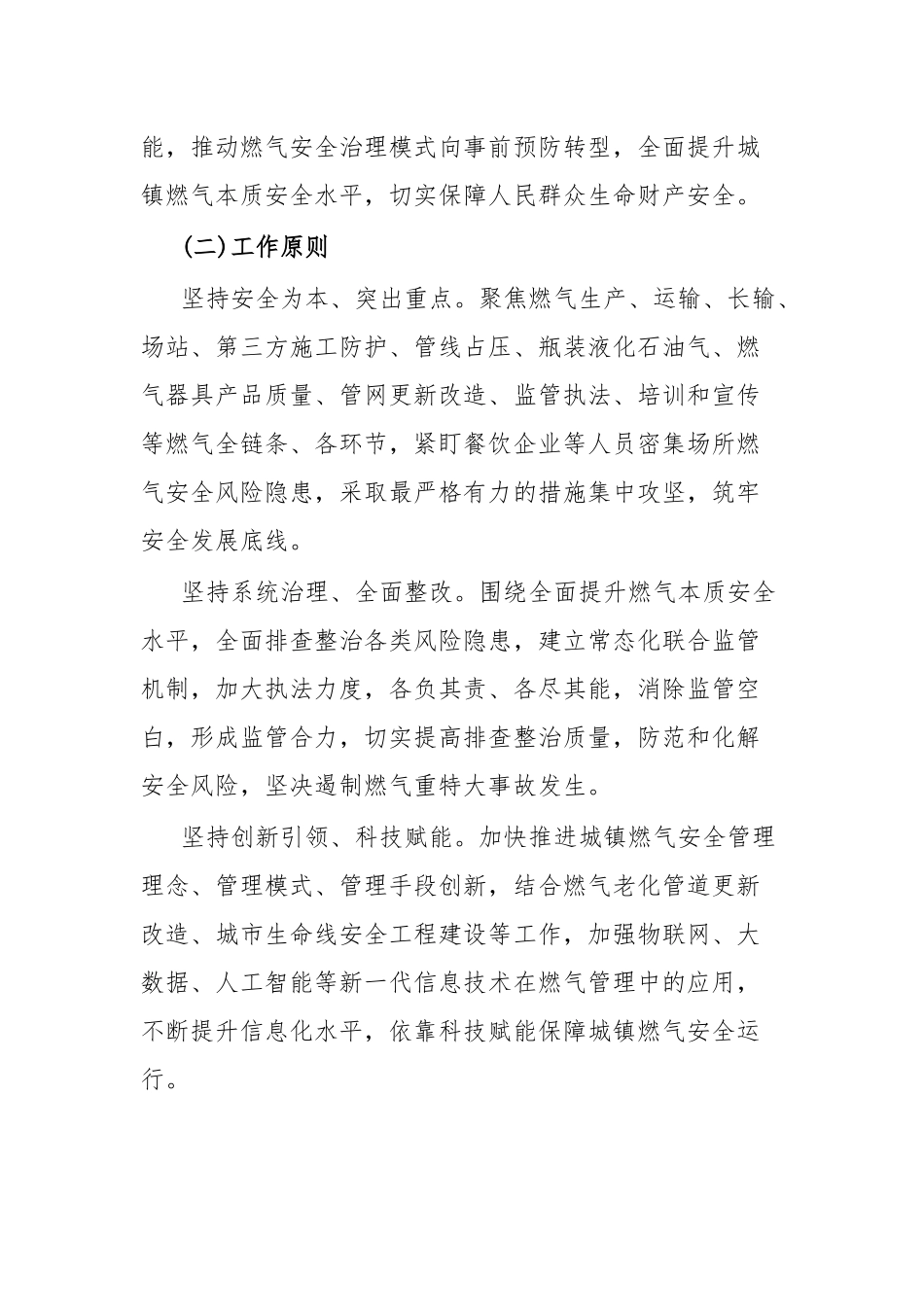 2024年全市城镇燃气安全专项整治实施方案 .docx_第2页