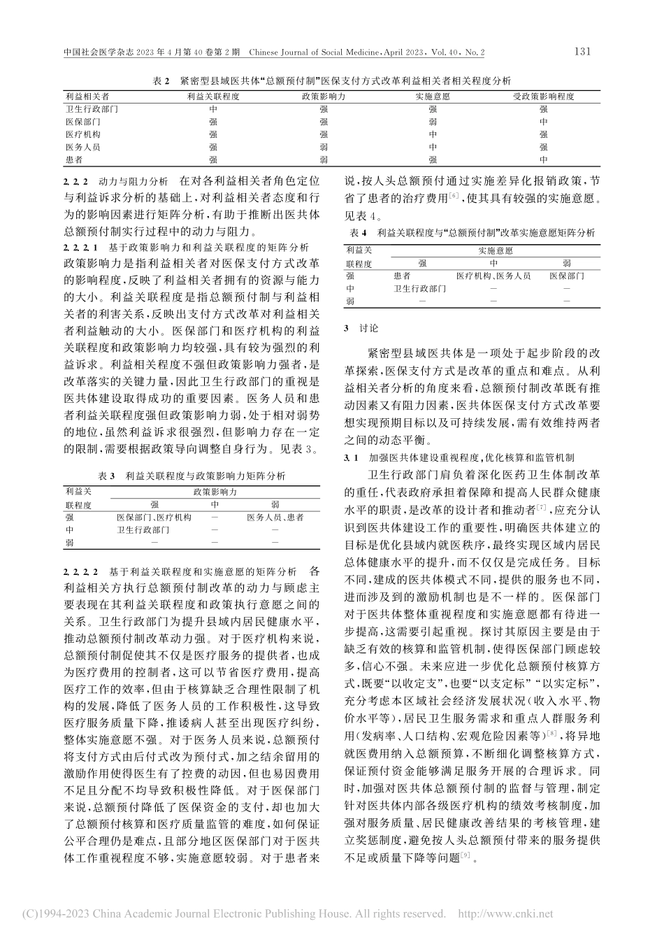 利益相关者视角下总额预付制...型县域医共体中实现策略研究_单莹.pdf_第3页