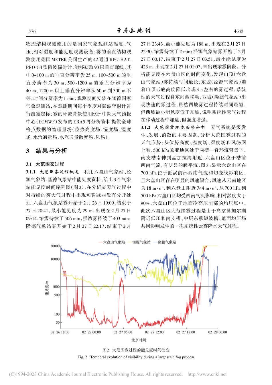 六盘山区两类雾物理结构的初步观测研究_党张利.pdf_第3页