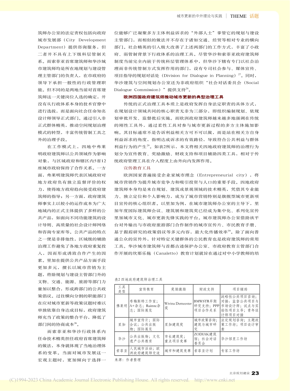 欧洲四国政府建筑师制度推动城市更新的治理工具研究_陈旖媛.pdf_第3页