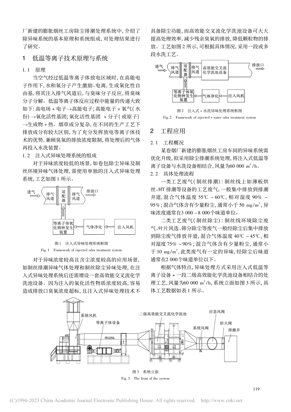 注入式低温等离子体用于某卷烟厂异味处理研究_张友松.pdf_第2页
