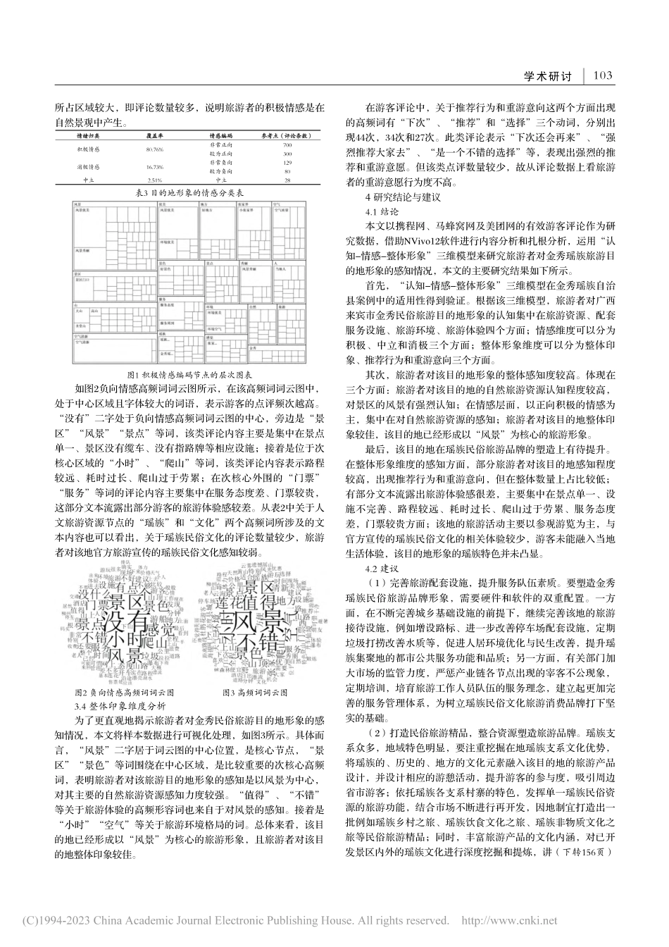 瑶族旅游目的地形象感知及其...造——以金秀瑶族自治县为例_原木英.pdf_第3页