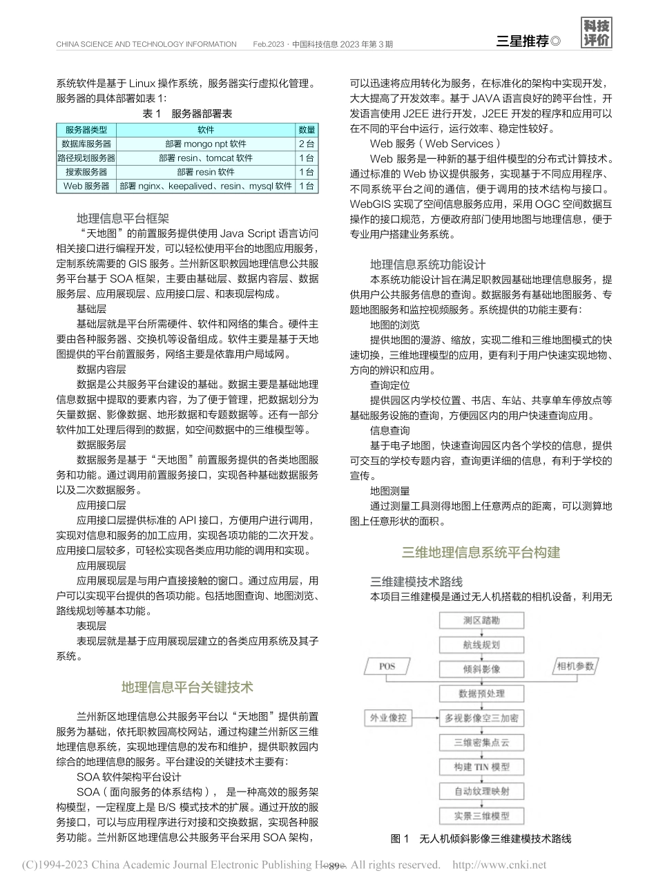 一种基于“天地图”的园区级...维地理信息公共服务平台设计_管信龙.pdf_第2页