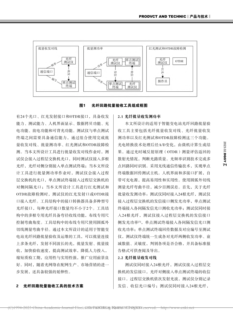 一种适用于智能变电站光纤回路批量验收的工具设计_杨泳星.pdf_第2页