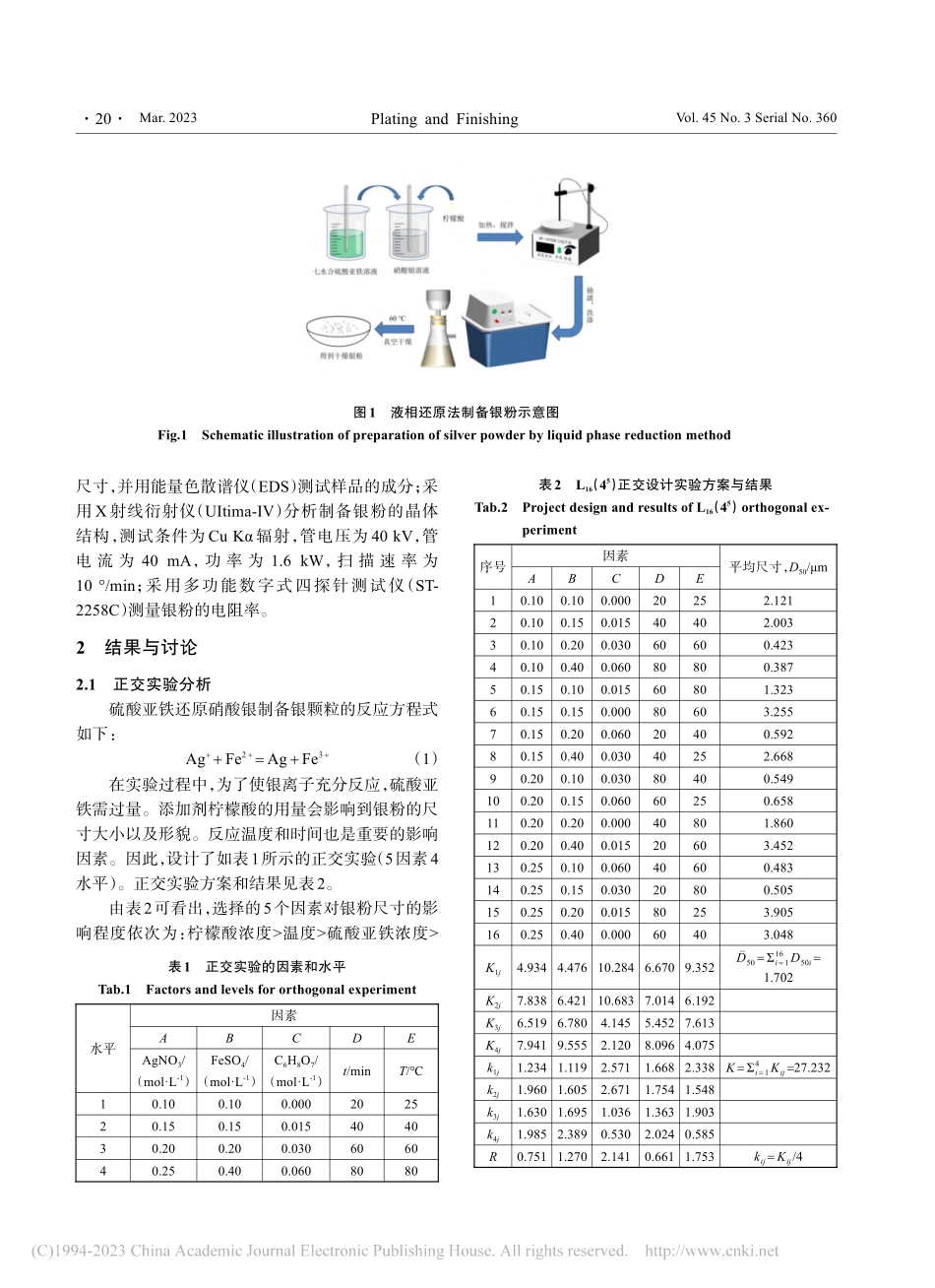 液相还原法制备微米级银粉及其性能研究_吴凡.pdf_第3页