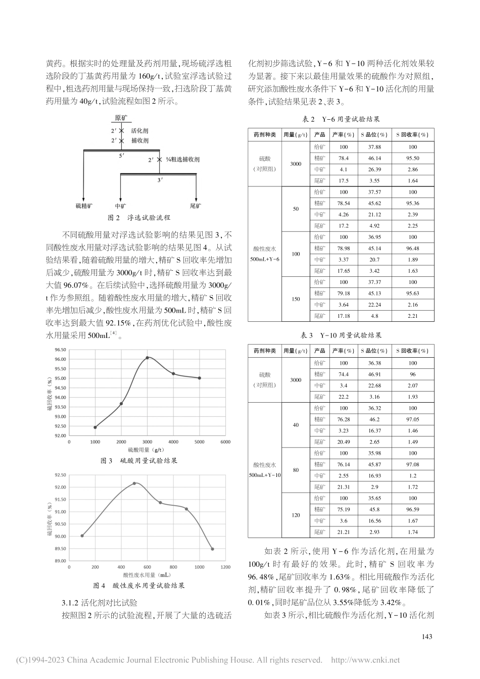 银山矿无酸选硫工艺的试验研究_陈延.pdf_第2页
