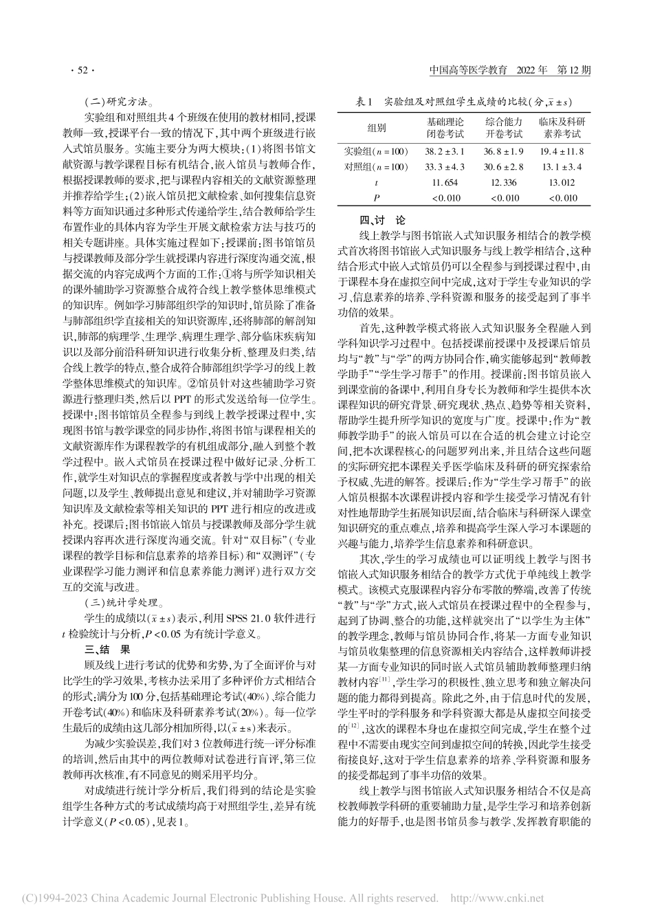 疫情防控期间在线教学与图书...知识服务相结合的实践与研究_杨东霞.pdf_第2页