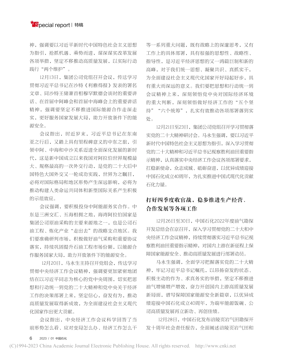 学习贯彻中央经济工作会议精...—集团公司重点工作月度综述_赵士振.pdf_第2页