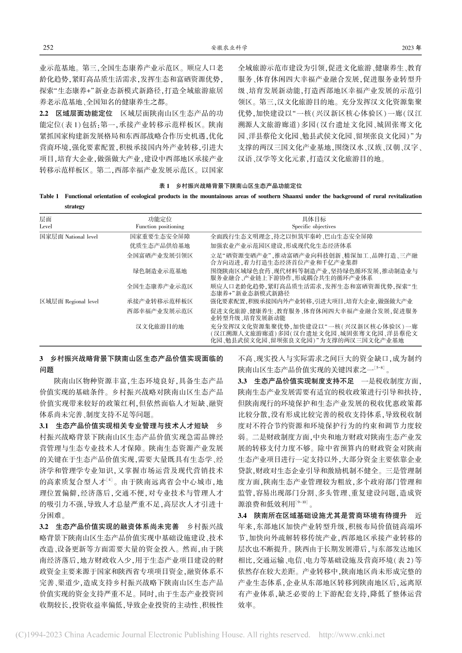 乡村振兴战略背景下陕南山区生态产品价值实现路径研究_雷小青.pdf_第2页