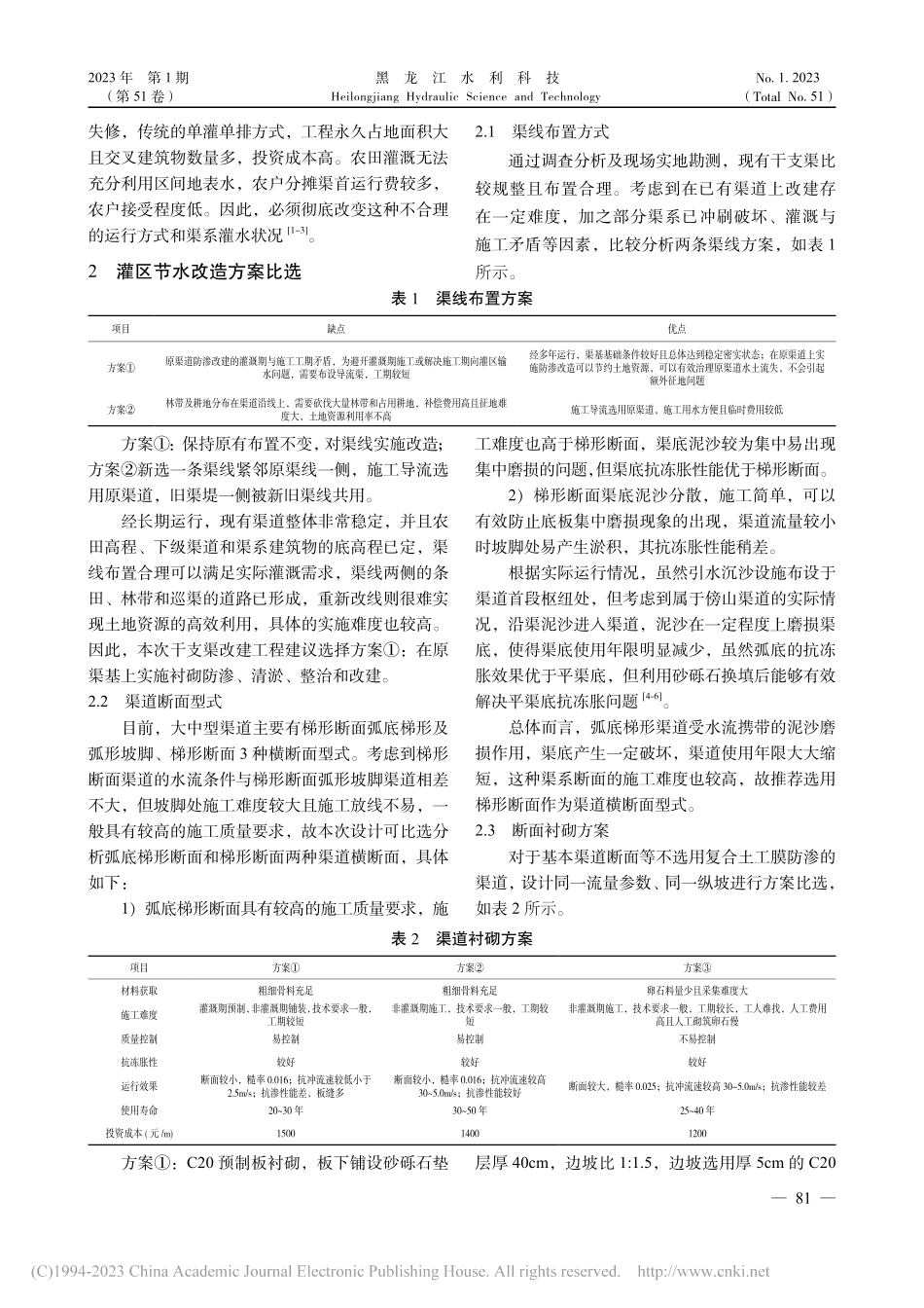 王石灌区节水改造方案比选及实施效果研究_张亮.pdf_第2页