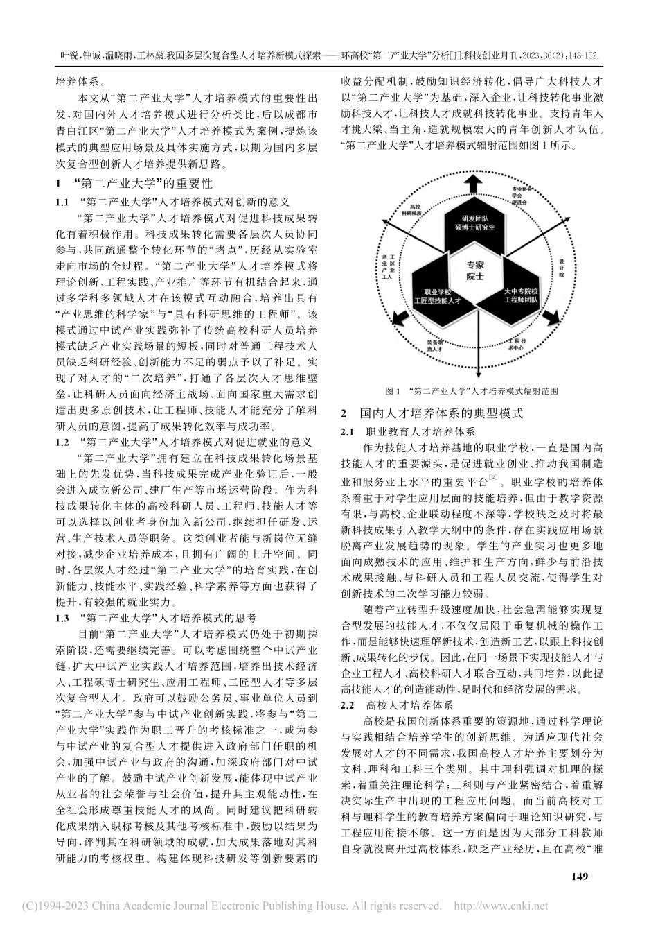我国多层次复合型人才培养新...环高校“第二产业大学”分析_叶锐.pdf_第2页