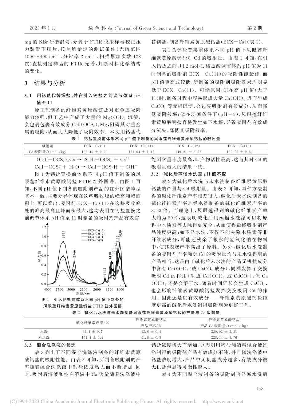 纤维素黄原酸盐处理废水的工艺优化研究_刘雪琴.pdf_第3页