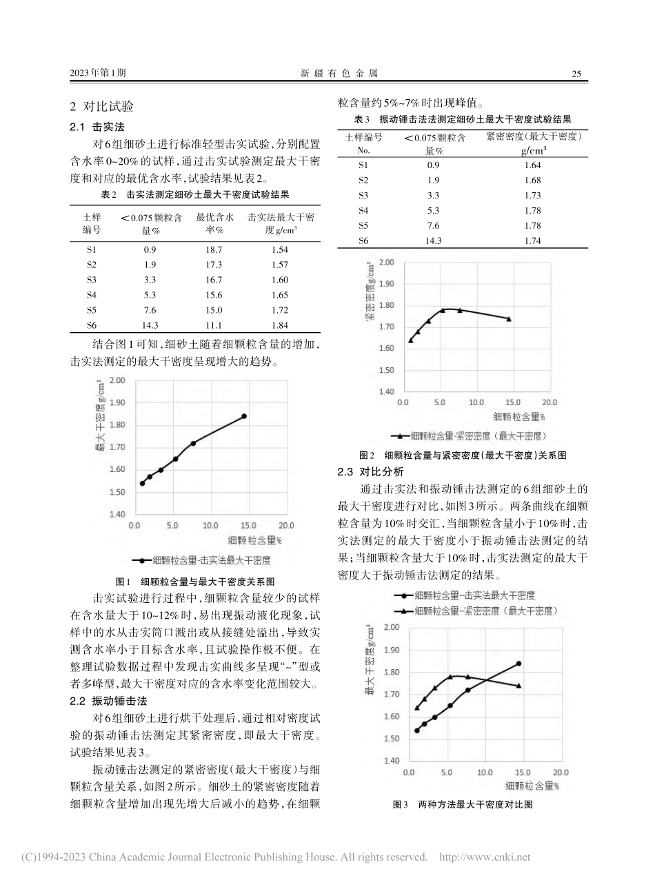 细砂土最大干密度试验方法研究_罗绪远.pdf_第2页