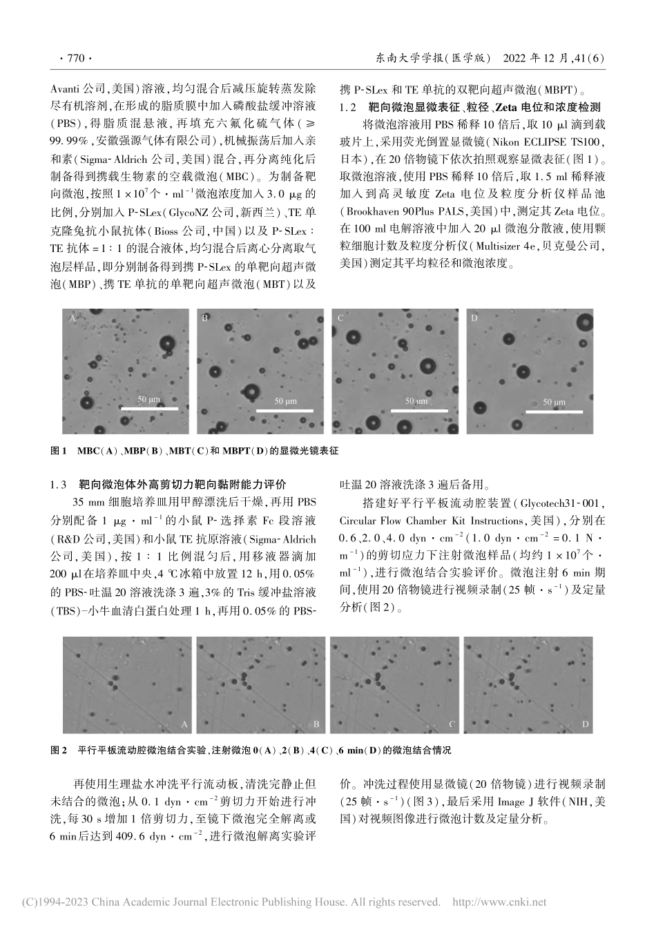 携P-_SLex和TE单抗...剪切力下靶向黏附能力的评价_朱正球.pdf_第2页
