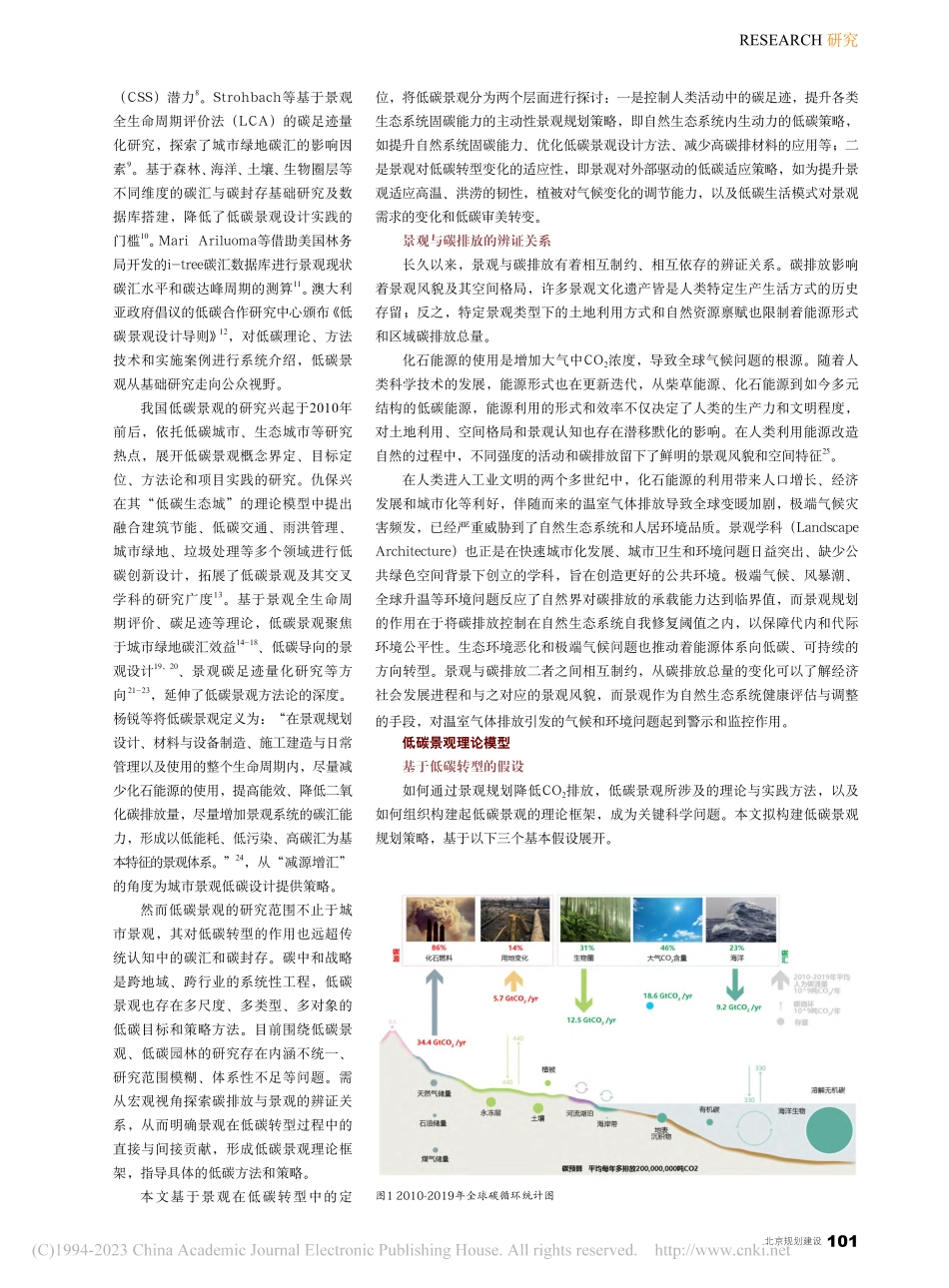 碳中和目标下的低碳景观策略研究_管金瑾.pdf_第2页