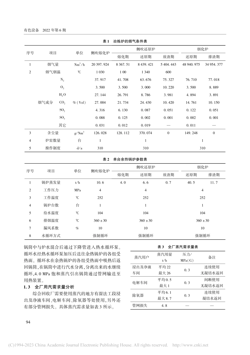 四环锌锗综合回收厂烟气余热利用现状分析_孟庆雨.pdf_第2页