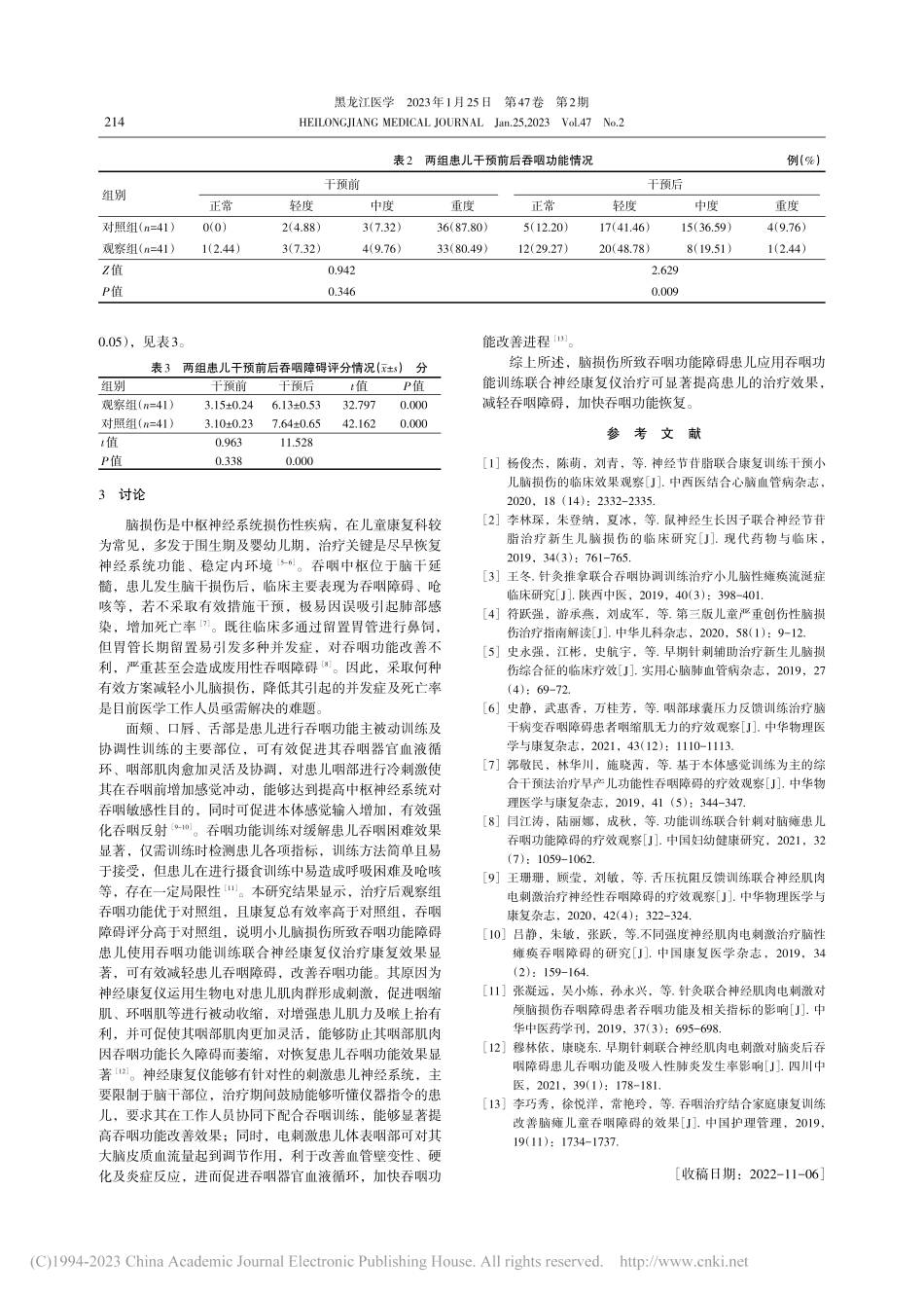 吞咽功能训练联合神经康复仪...吞咽障碍患儿吞咽功能的影响_张京铮.pdf_第3页