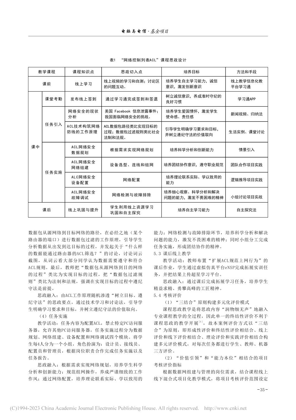数据通信网络及其设备配置课程思政实践研究_周继彦.pdf_第3页