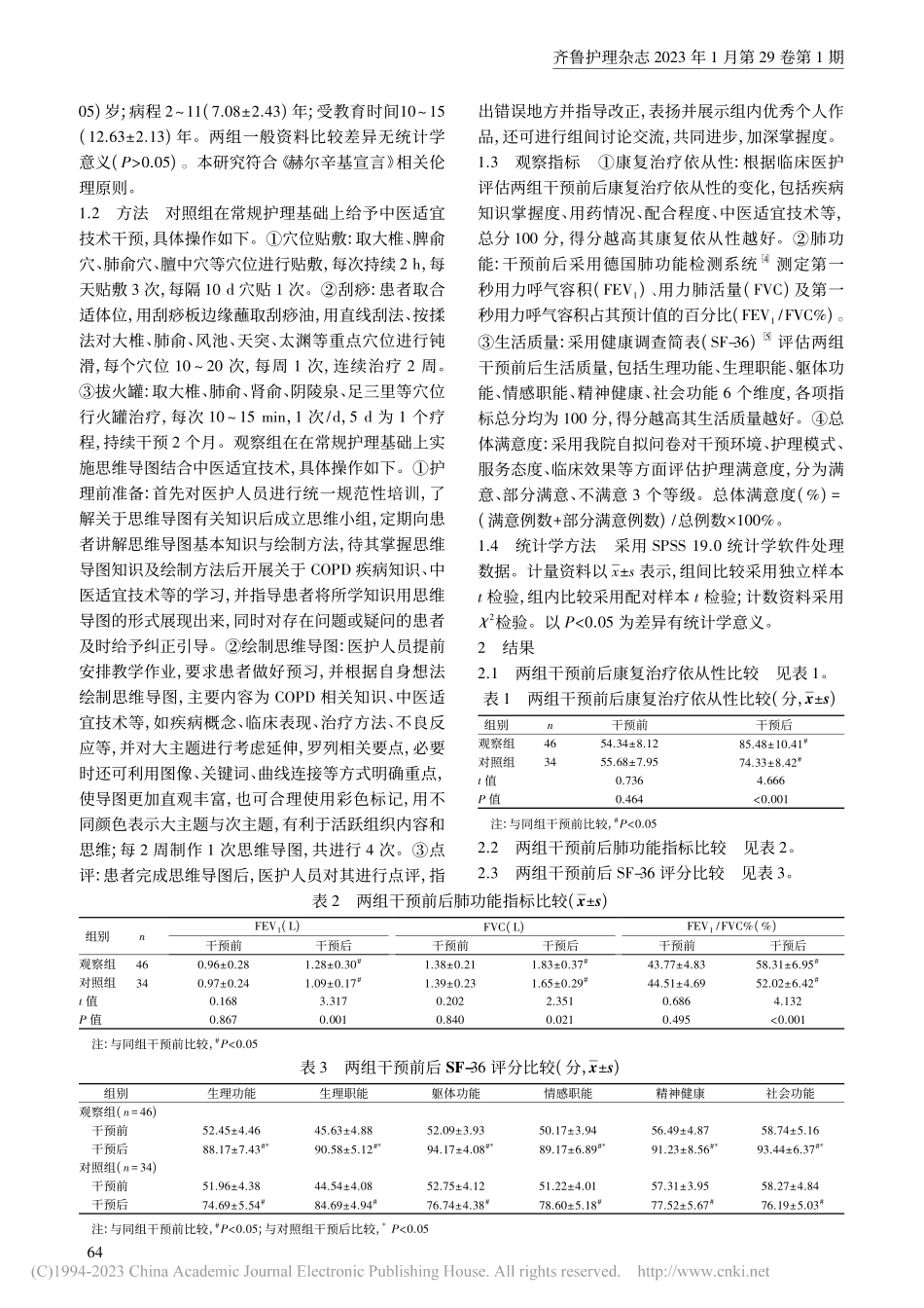 思维导图结合中医适宜技术在老年COPD患者中的应用_吕冠明.pdf_第2页