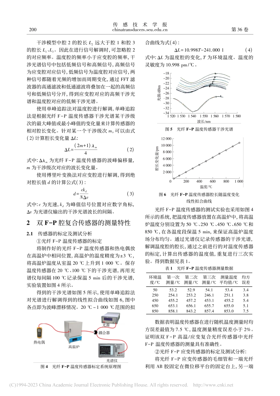 双F-P型高温_应变复合光纤传感器_郭煜恩.pdf_第3页