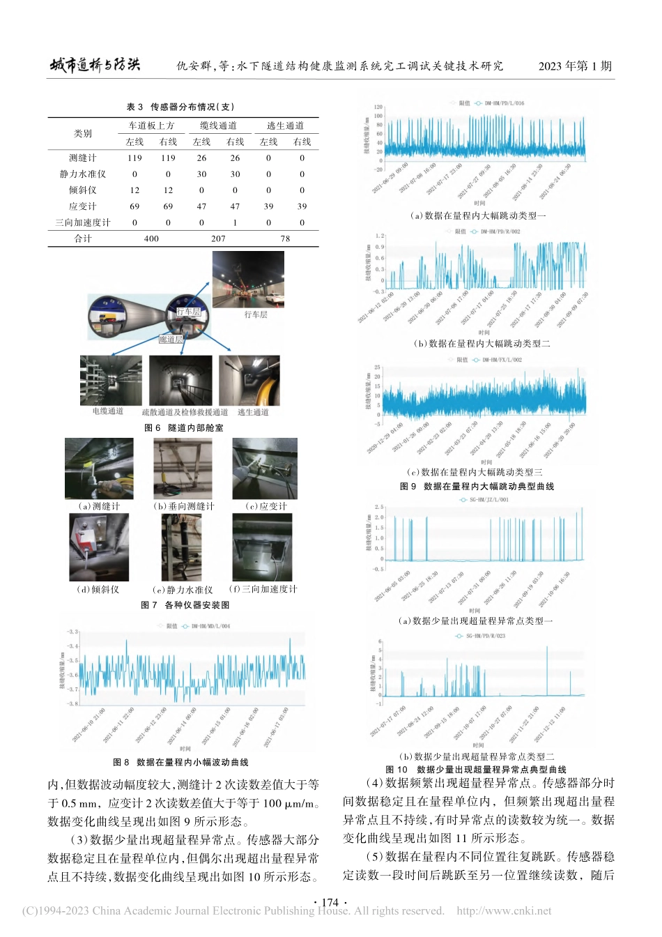 水下隧道结构健康监测系统完工调试关键技术研究_仇安群.pdf_第3页