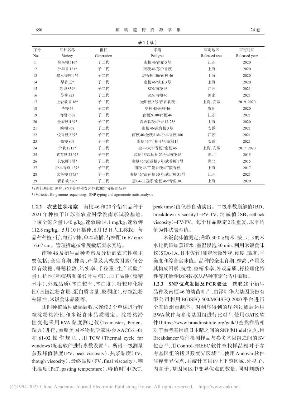 水稻优良品种南粳46及其衍生品种特性分析_赵凌.pdf_第3页
