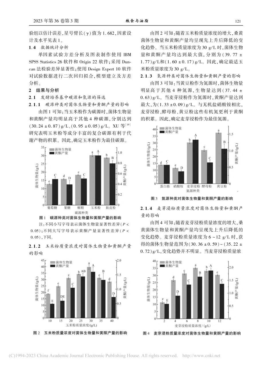 前胡醇提物对杨树桑黄液体发酵生产黄酮的研究_王锐丽.pdf_第3页