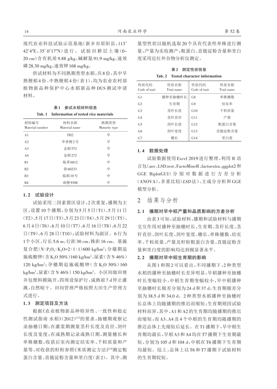 播期对早中稻产量和品质的影响.pdf_第3页