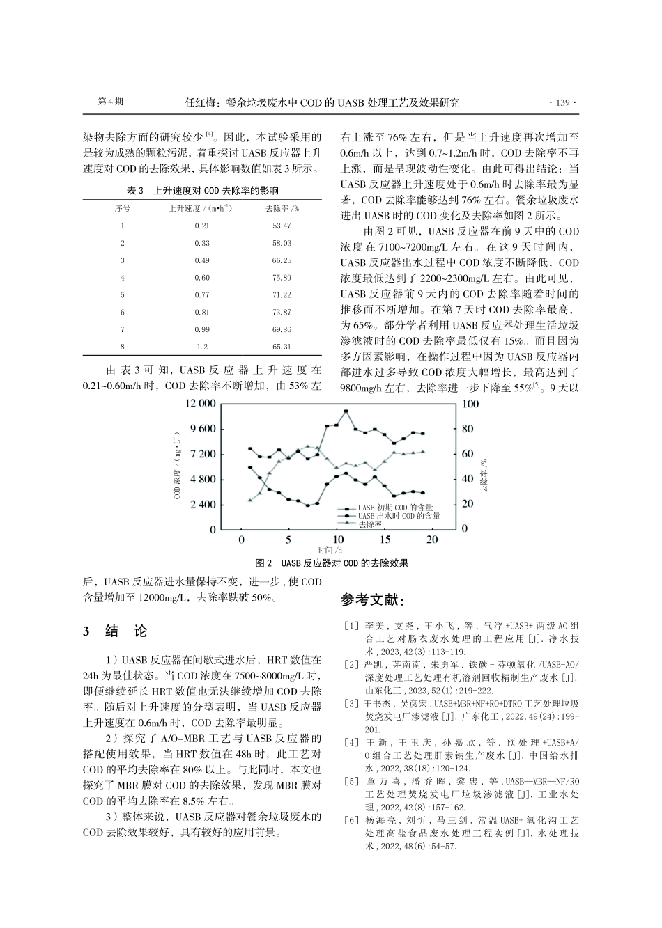 餐余垃圾废水中COD的UASB处理工艺及效果研究.pdf_第3页