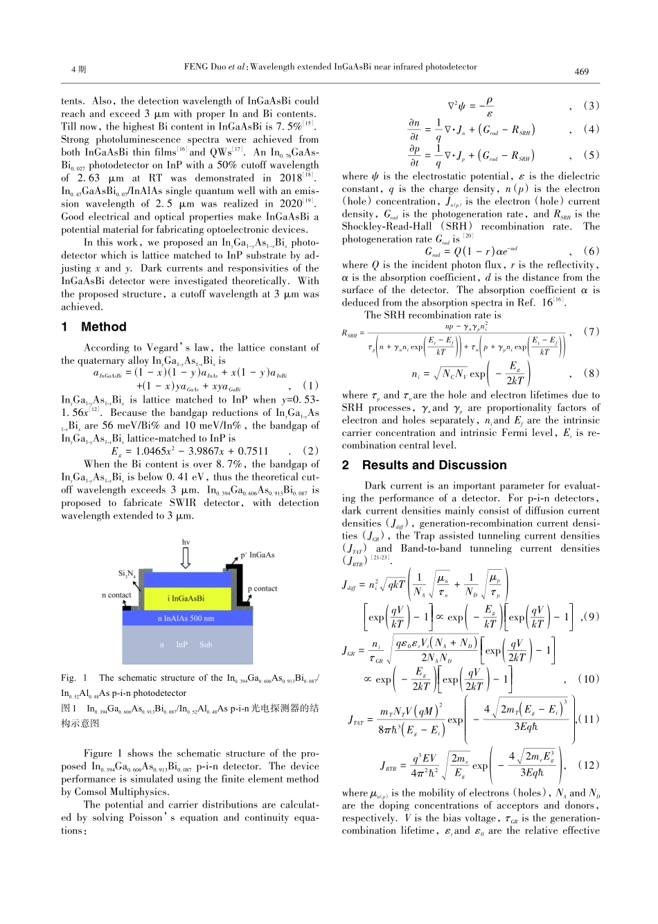 波长拓展型InGaAsBi近红外探测器.pdf_第2页