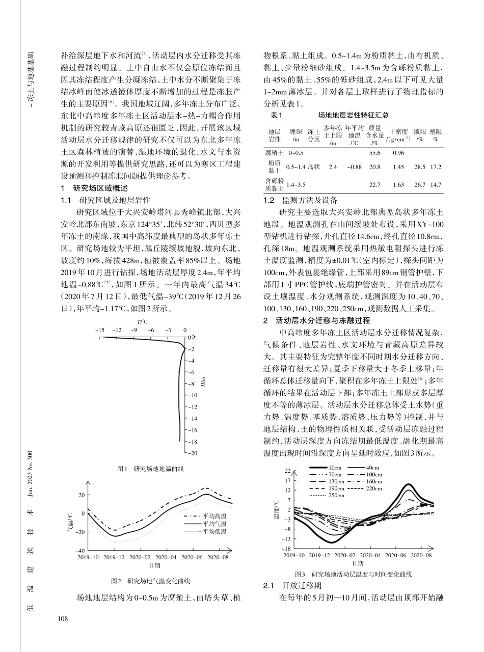 东北多年冻土区活动层水分迁移规律研究.pdf_第2页