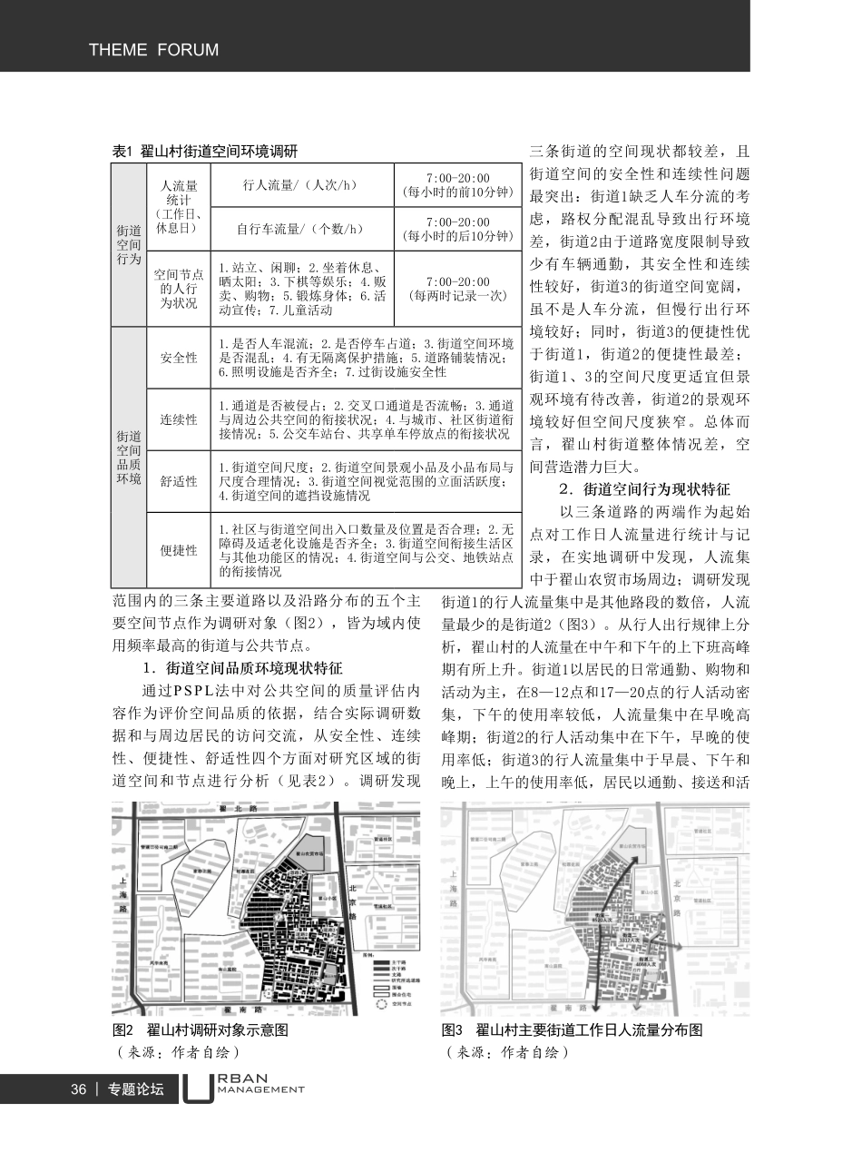 城中村生活性街道空间感知调查与优化策略研究——以江苏省徐州市翟山村为例.pdf_第3页
