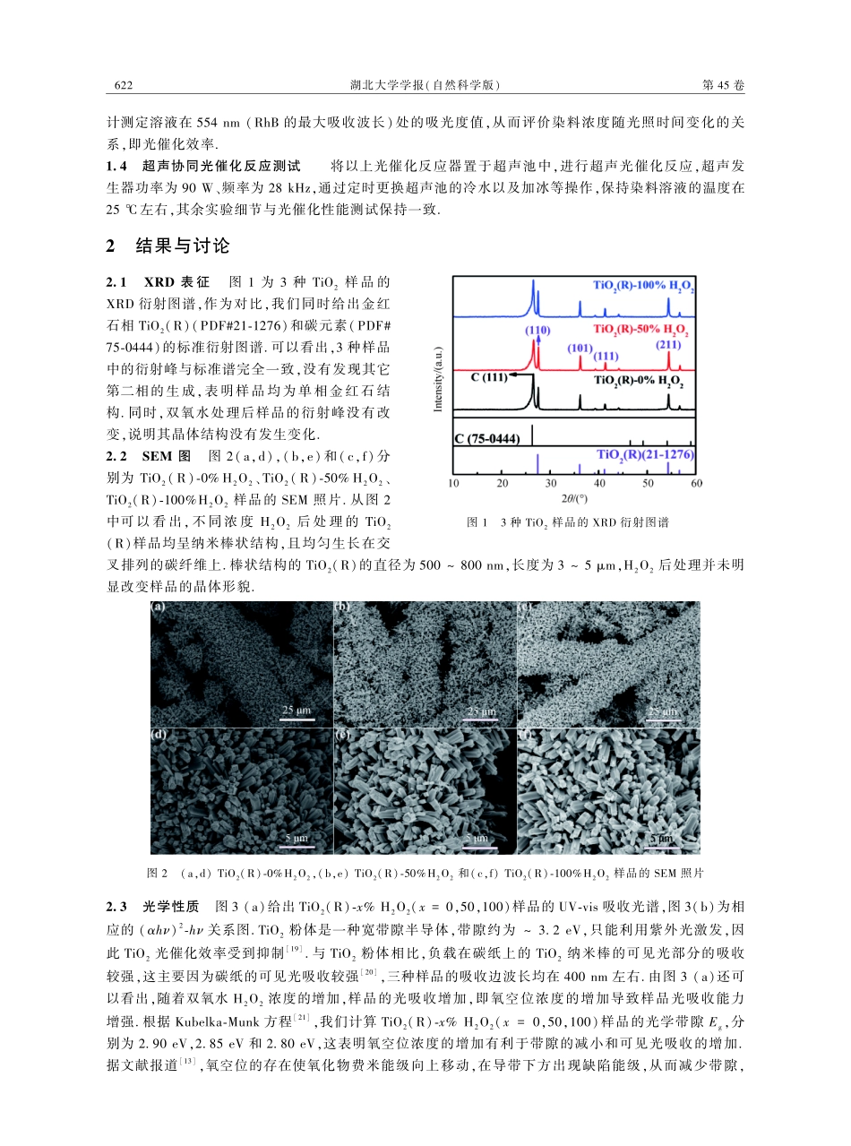 TiO_%282%29的氧空位调控及其超声协同光催化性能研究.pdf_第3页