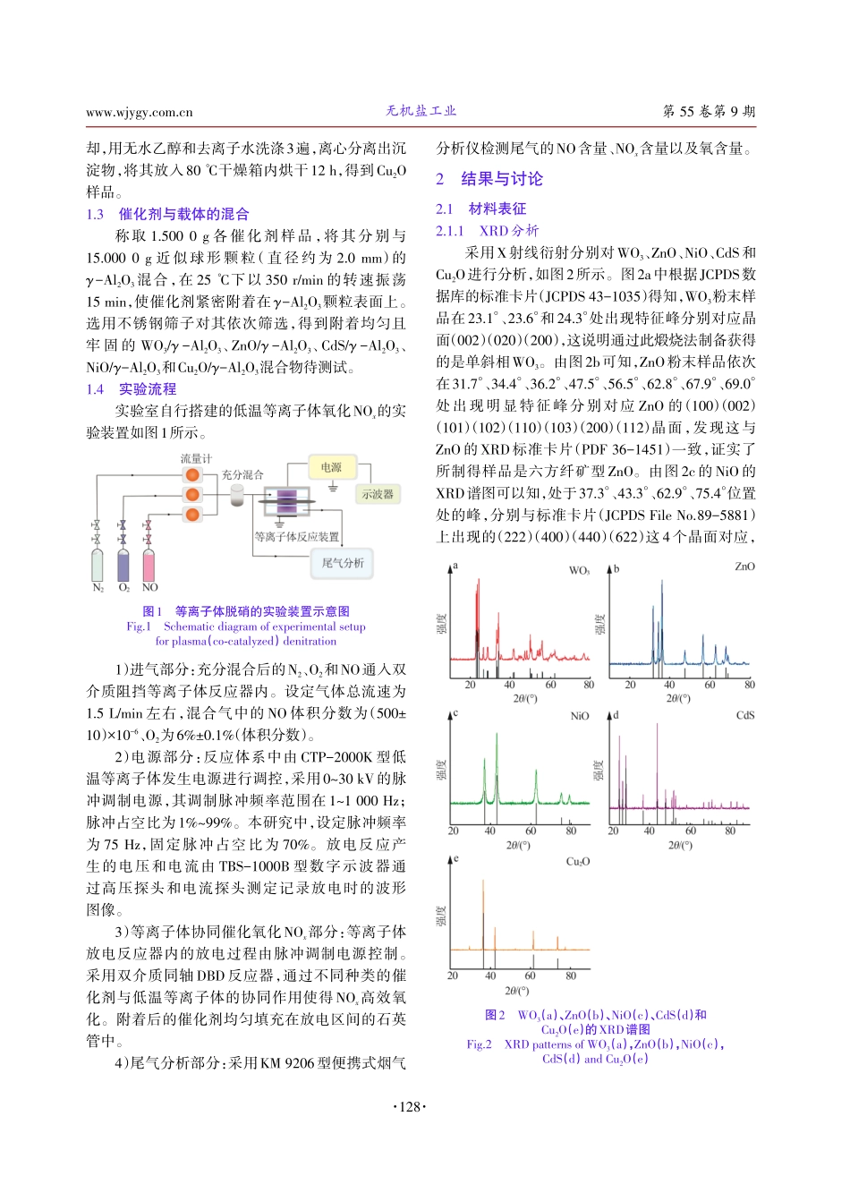 不同禁带宽度催化剂协同低温等离子体氧化NO_%28x%29.pdf_第3页