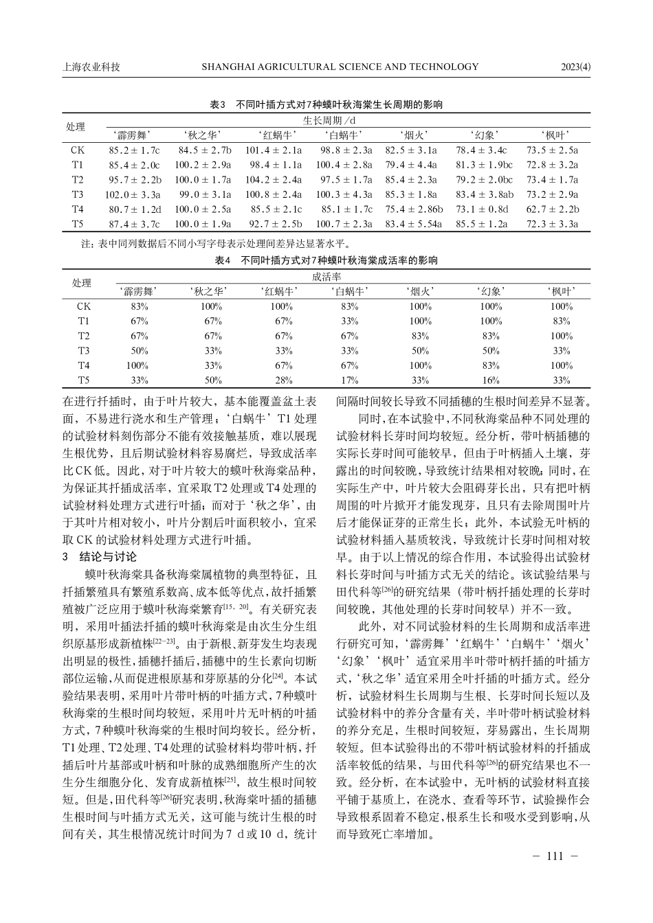不同叶插方式对7种蟆叶秋海棠生长的影响.pdf_第3页