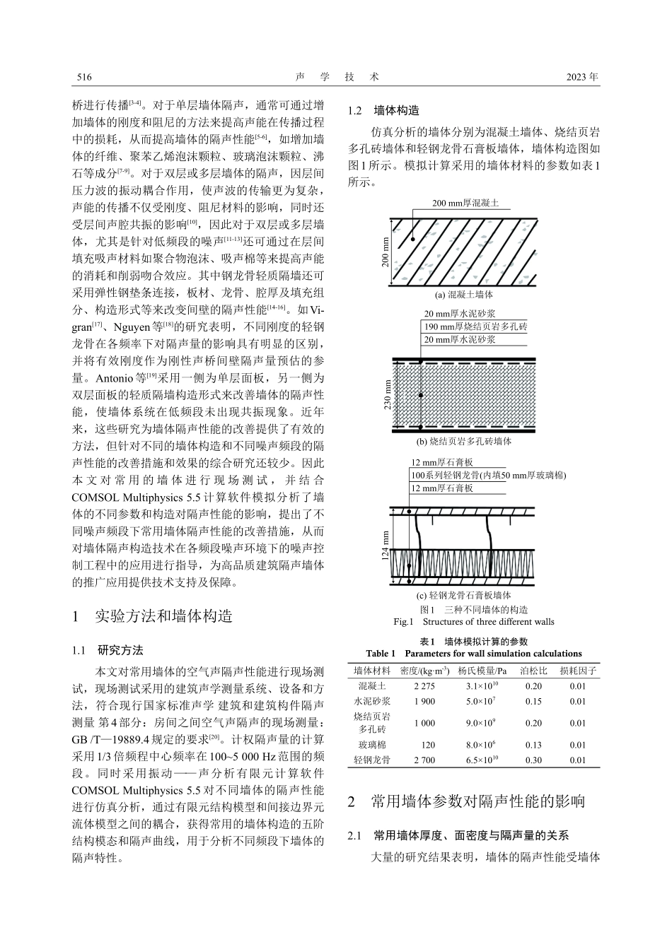 常用墙体隔声性能的影响因素及改进措施.pdf_第2页