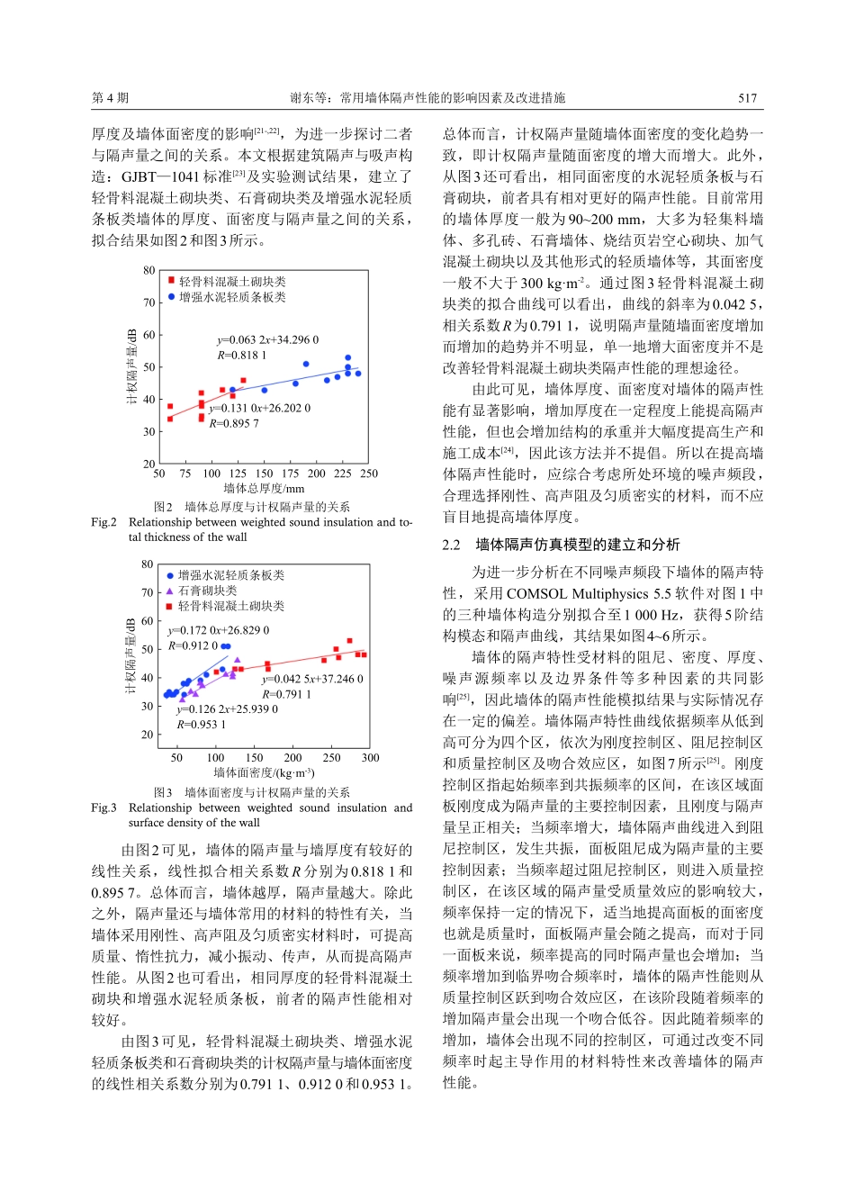常用墙体隔声性能的影响因素及改进措施.pdf_第3页