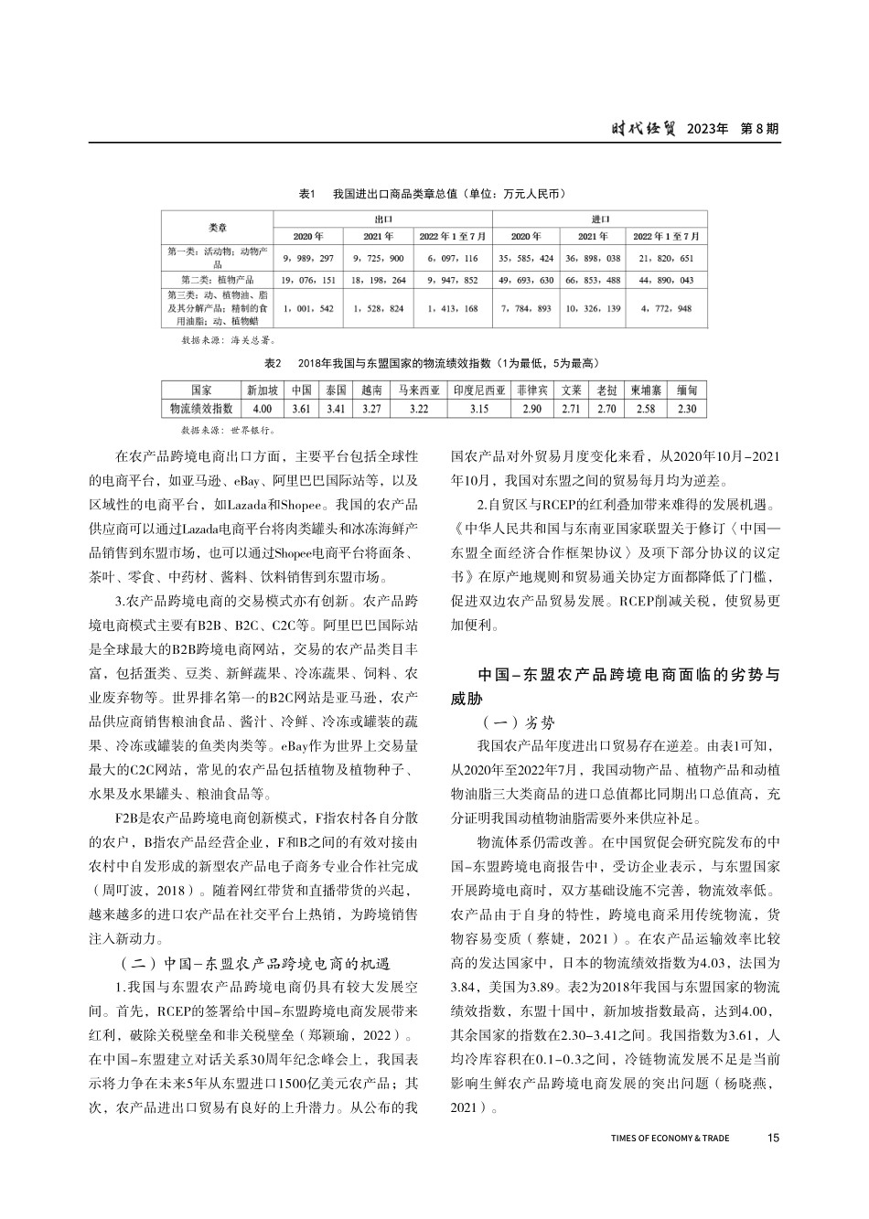 RCEP背景下中国-东盟农产品跨境电商发展研究.pdf_第2页