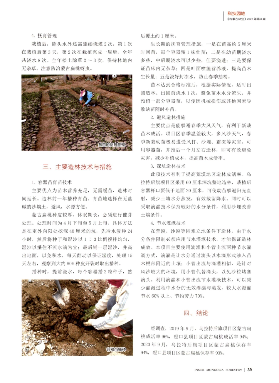 巴彦淖尔市蒙古扁桃造林技术.pdf_第2页