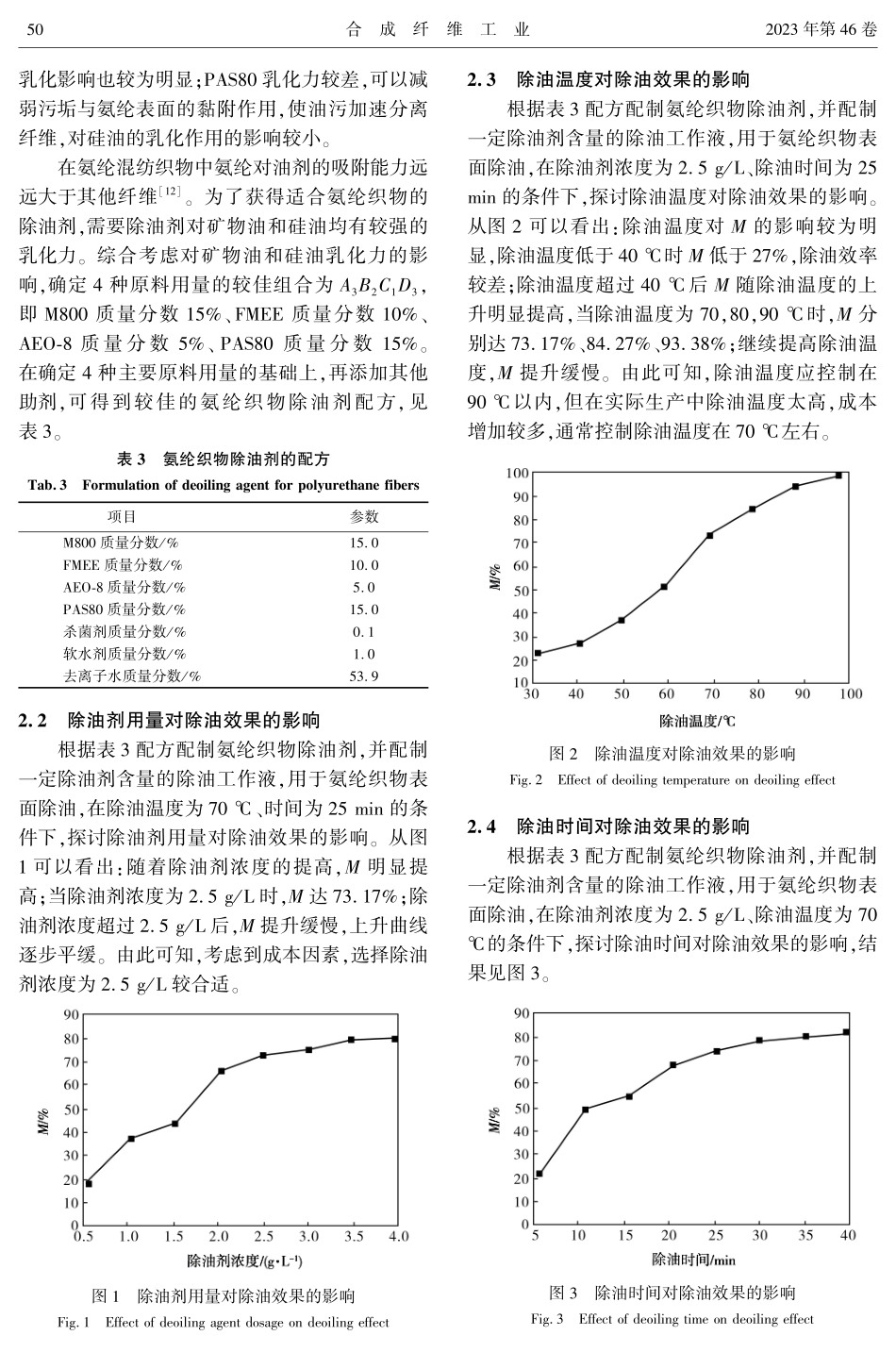 氨纶织物除油剂的制备及其应用性能研究.pdf_第3页