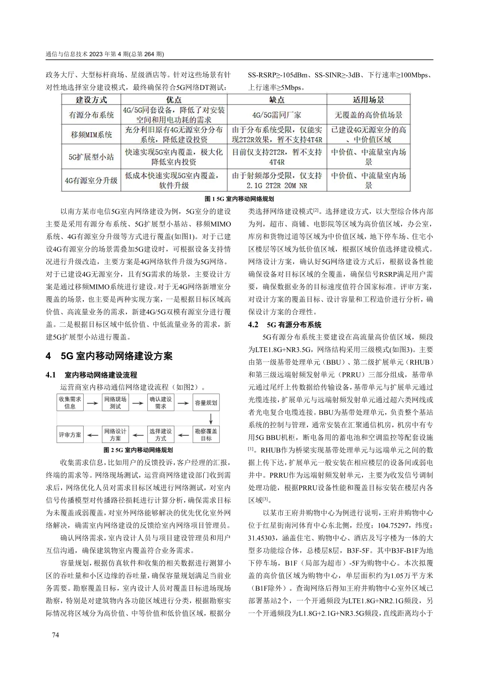 5G室内通信网络规划与设计经验介绍.pdf_第2页